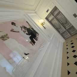 Hallway in Dior house