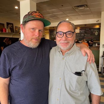 Interstellar BBQ - Pitmaster John Bates and my husband - Barbeque Near Me - Austin, Texas