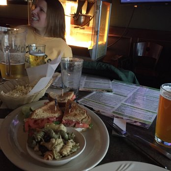 Flaherty's Three Flags Inn - Free popcorn and a turkey club to split. This is a perfect game day - Salad Near Me - Webster, New York