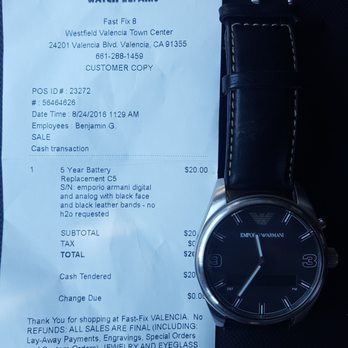 Fast Fix - 5year batt replacement - Jewelry Near Me - Valencia, California