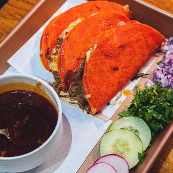 Fridas Tacos Cuisine and Bar - Best 3 Quesabirrias and Consome # 1 best in Dallas tx  the best quesabirrias only Fridas tacos cuisine &bar - Tacos Near Me - Cedar Hill, Texas