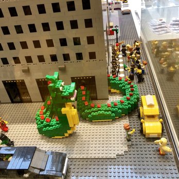 LEGO - The NYC lego store dragon busting out - Toy Stores Near Me - New York, New York LEGO - The NYC lego store dragon busting out - Toy Stores Near Me - New York, New York