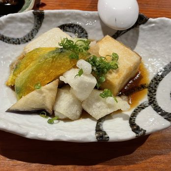 Sushi Izakaya Gaku - Agedashi tofu with mochi - Sushi Bars Near Me - Honolulu, Hawaii Sushi Izakaya Gaku - Agedashi tofu with mochi - Sushi Bars Near Me - Honolulu, Hawaii