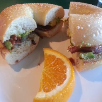 Longbottom Coffeehouse - Bagel with bacon and avocado. 11 year old's fav bfst. - Coffee & Tea Near Me - Hillsboro, Oregon Longbottom Coffeehouse - Bagel with bacon and avocado. 11 year old's fav bfst. - Coffee & Tea Near Me - Hillsboro, Oregon
