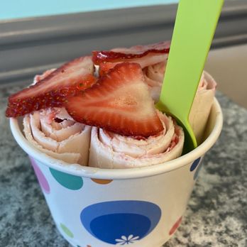 Frozen Dune - Strawberry Rolled Ice Cream - Ice Cream & Frozen Yogurt Near Me - Panama City Beach, Florida Frozen Dune - Strawberry Rolled Ice Cream - Ice Cream & Frozen Yogurt Near Me - Panama City Beach, Florida