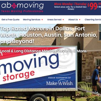 AB Moving - Plano - Trucks advertised - Movers Near Me - Plano, Texas