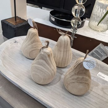 Luke's Country Store - Pretty wooden pears - Furniture Stores Near Me - Port Perry, Ontario