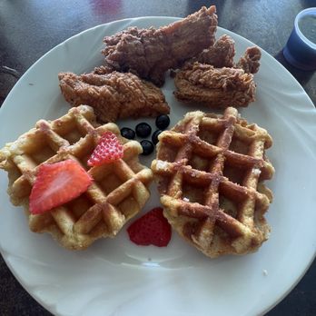 Dead Fish Grill - Chicken & Waffles - American Near Me - Belton, Texas