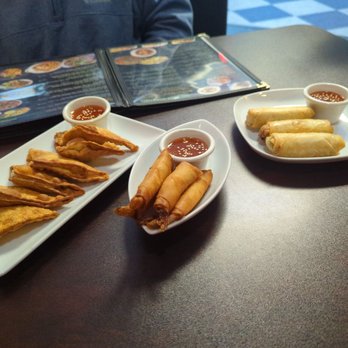 Thai Metta Restaurant - Crab Rangoon, Shrimp Tempora, Egg roll...oink, oink - Thai Near Me - Fort Wayne, Indiana