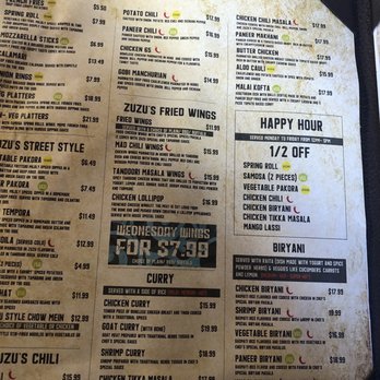 Zuzu Momo - Menu - Indian Near Me - Everett, Massachusetts