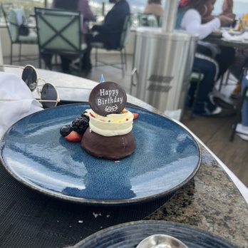 The Rooftop - Complimentary velvet cake - Asian Fusion Near Me - Beverly Hills, California The Rooftop - Complimentary velvet cake - Asian Fusion Near Me - Beverly Hills, California
