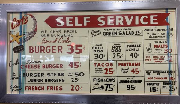 Menu photo 1 Carl's Jr Williams, AZ