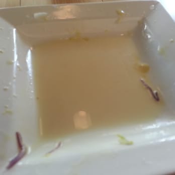 My Thai Cuisine - Puddle of water my salad was in :( - Thai Near Me - Tracy, California
