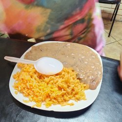 Costa Brava Restaurant Bar And Grill - Rice and beans for the kiddo