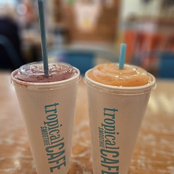 Tropical Smoothie Cafe - Blueberry Bliss and Mango Magic - Sandwiches Near Me - Clayton, Missouri Tropical Smoothie Cafe - Blueberry Bliss and Mango Magic - Sandwiches Near Me - Clayton, Missouri
