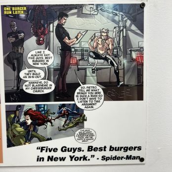 Five Guys - Five Guys Comic - Burgers Near Me - Tucson, Arizona