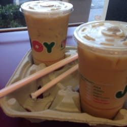 Dunkin' - Ready to work with these ice coffee .
