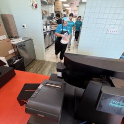 Tropical Smoothie Cafe - The one all the way to the right is the one cursing in the back allegedly the "managers son"