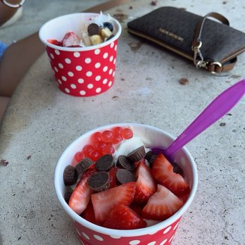 Yo-Yo Yogurt - vanilla froyo with toppings - Ice Cream & Frozen Yogurt Near Me - Sacramento, California