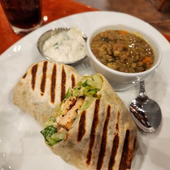Panini Kabob Grill - Chicken Caesar Wrap - Mediterranean Near Me - Culver City, California
