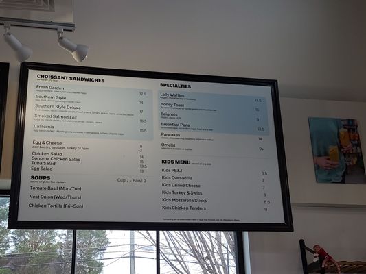 Menu photo 1 The Nest Cafe Milton, GA