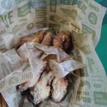 Wingstop - Lemon pepper and garlic parmesan!!! So good also!! - Chicken Wings Near Me - West Palm Beach, Florida