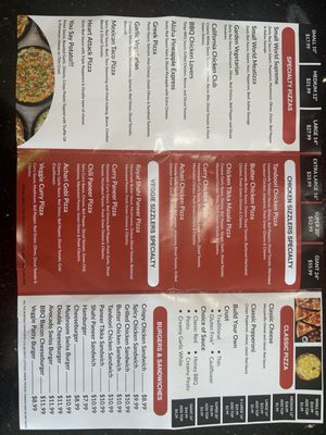Menu photo 1 Pijja Paradise Livermore, CA