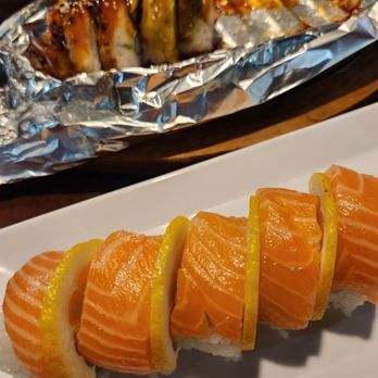 Miyoshi Japanese Restaurant - Love Fire Roll and Ah-Sake Roll - Japanese Near Me - Bakersfield, California