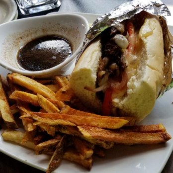 Manhattan's Pub N' Cheer - NY City cheesesteak sandwich - American Near Me - Toledo, Ohio Manhattan's Pub N' Cheer - NY City cheesesteak sandwich - American Near Me - Toledo, Ohio