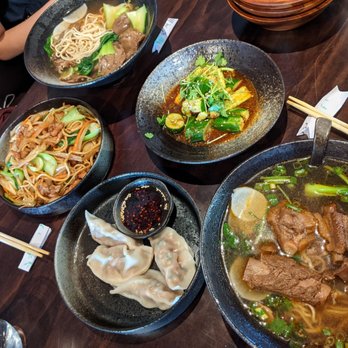Not Just Noodle - Beef hand pulled noodle soup, stir fried pork noodle, pork and shrimp, chive boiled dumplings, pork rib noodle soup - Chinese Near Me - Madison Heights, Michigan Not Just Noodle - Beef hand pulled noodle soup, stir fried pork noodle, pork and shrimp, chive boiled dumplings, pork rib noodle soup - Chinese Near Me - Madison Heights, Michigan