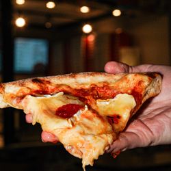 Brasiliana Pizza - Brie with Pepper Jelly pizza