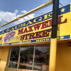 Jj Sausage - Maxwell St. Sign
