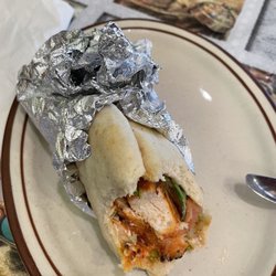 Ephesus Mediterranian Grill - Sorry, it was too good to eat that I almost forgot to take a picture. Chicken kabob sandwich