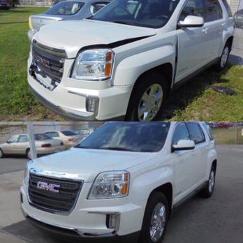 Keller's Body Shop - Before and after 2016 GMC Terrain - Body Shops Near Me - Seminole, Florida Keller's Body Shop - Before and after 2016 GMC Terrain - Body Shops Near Me - Seminole, Florida