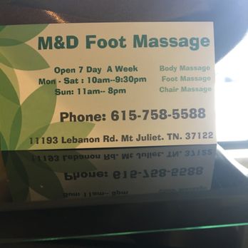 M & D Massage - Enjoy a massage at M&D Massage. It's great great! - Massage Near Me - Mount Juliet, Tennessee M & D Massage - Enjoy a massage at M&D Massage. It's great great! - Massage Near Me - Mount Juliet, Tennessee