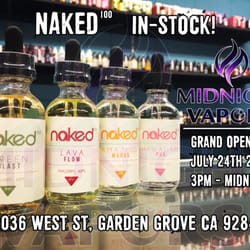 Midnight Vapors - Naked100eliquid all 4 flavors available here @midnightvapors try them out they won't disappoint you! Don't forget to come to our grand open