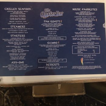 Oyster Bar - Menu - Seafood Near Me - Henderson, Nevada Oyster Bar - Menu - Seafood Near Me - Henderson, Nevada