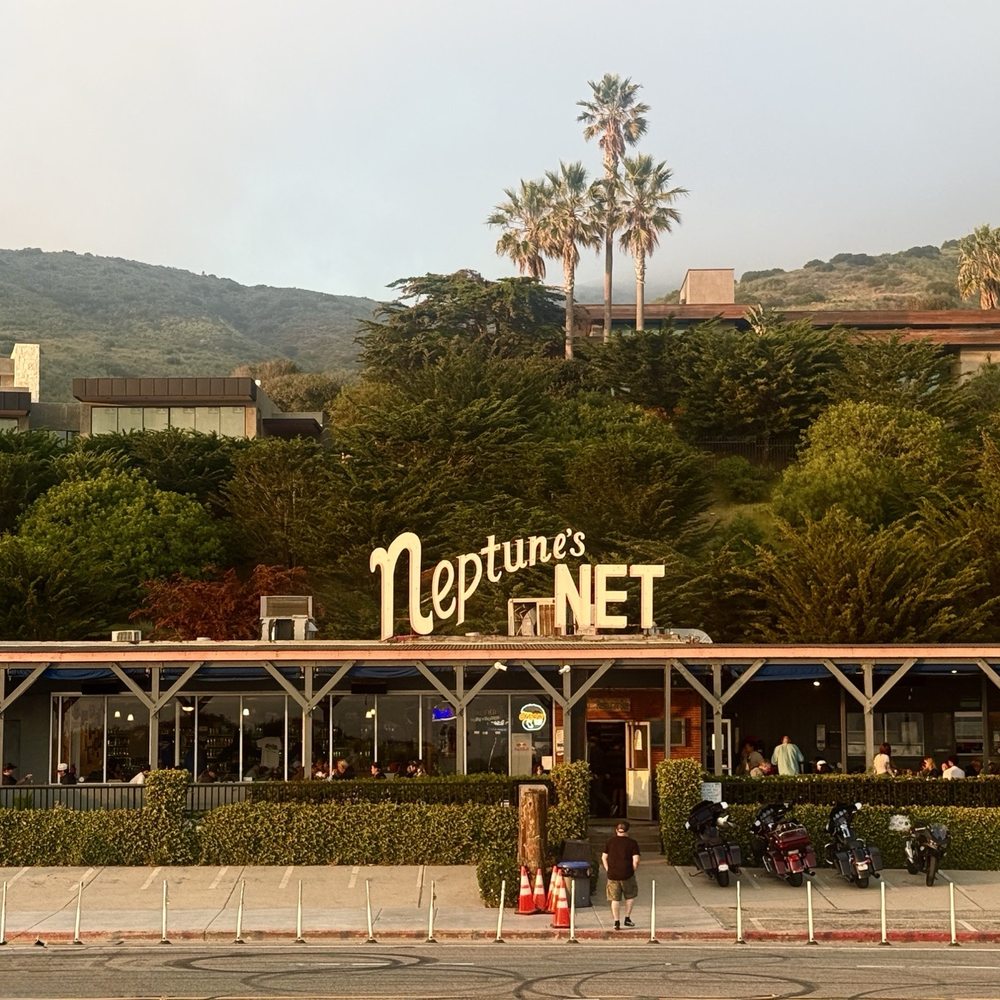 Neptune's Net - March 22, 2026 | Sunday | Outside | Front of the restaurant | - Seafood Near Me - Malibu, California Neptune's Net - March 22, 2026 | Sunday | Outside | Front of the restaurant | - Seafood Near Me - Malibu, California