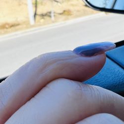 Paloma de París - Super thick by the Cuticle area- left hand - pinky