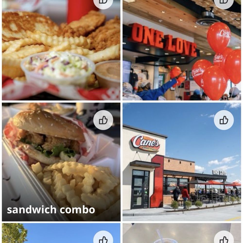 Raising Cane's Chicken Fingers - a variety of food items - Chicken Shop Near Me - Chester, Virginia