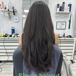 Layered haircut