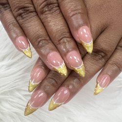 Pinks Nail Spa - Full set chrome