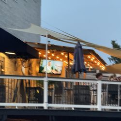 Atlantic Food And Spirits - Outdoor seating at on the deck.