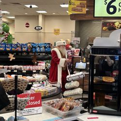 Wawa - Spotted SANTA @ his favorite Wawa, getting his eggnog for the night