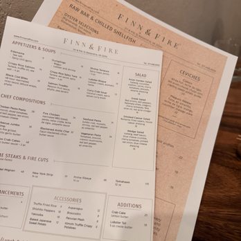 Finn and Fire - Menu - Sushi Bars Near Me - Alexandria, Virginia Finn and Fire - Menu - Sushi Bars Near Me - Alexandria, Virginia