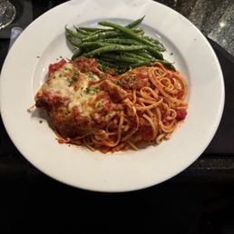 Linguine con Pollo alla Parmigiana Linguine con Pollo alla Parmigiana
