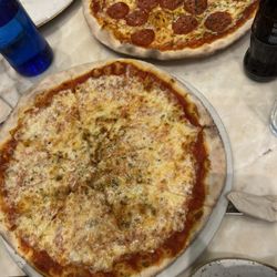 Pizzeria Picasso - Margarita, pizza, and pepperoni pizza