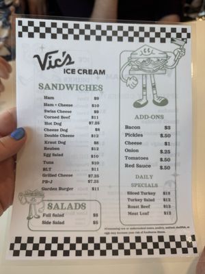 Menu photo 3 Vic's Ice Cream Sacramento, CA