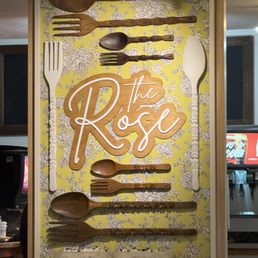 The accent wall is just the start. The food has lots of options. Very kid friendly. The accent wall is just the start. The food has lots of options. Very kid friendly.