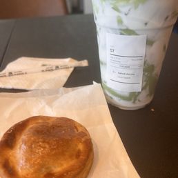 Salted Matcha, spinach pate chaud Salted Matcha, spinach pate chaud
